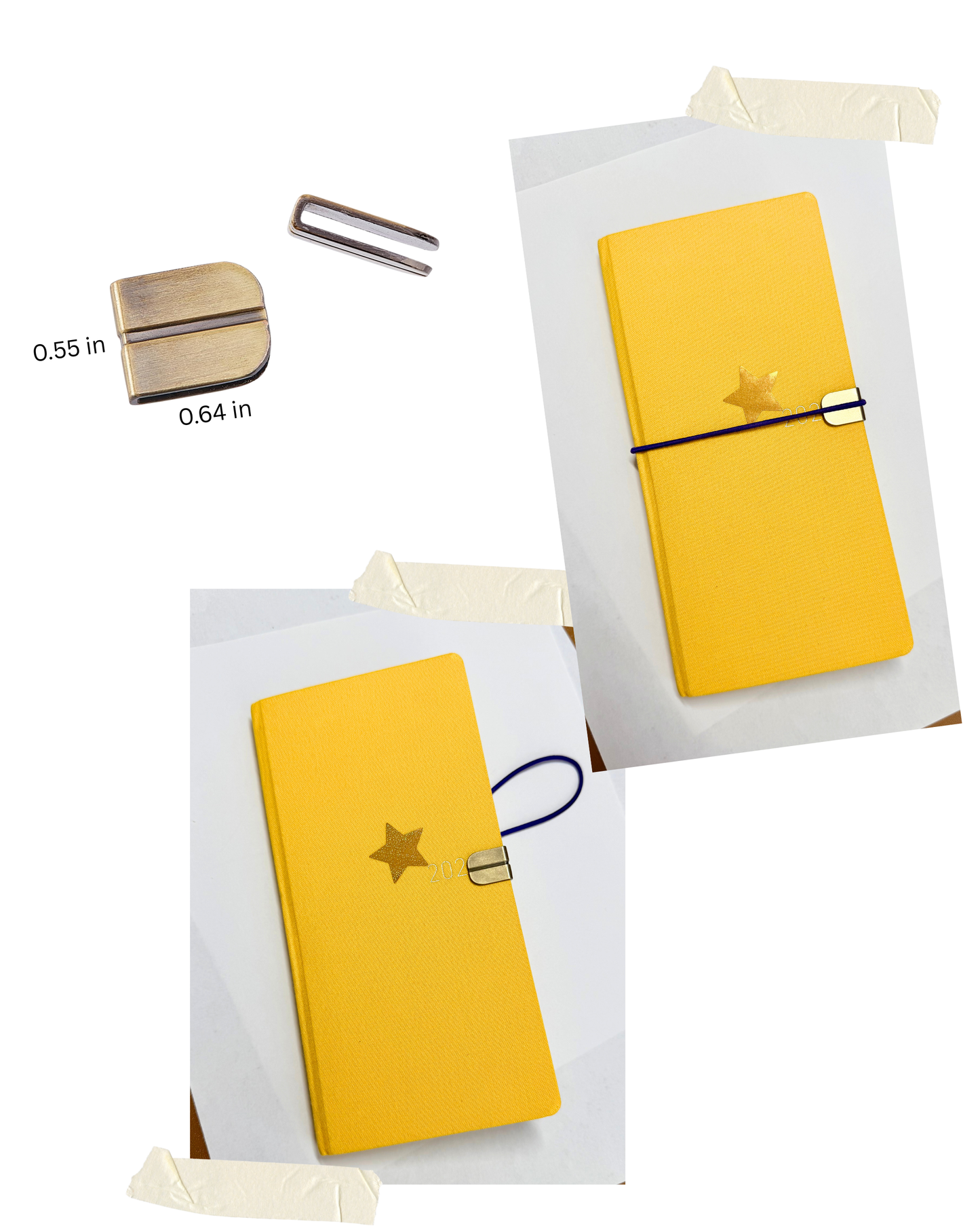 Mini Metal Journal Corner Protectors