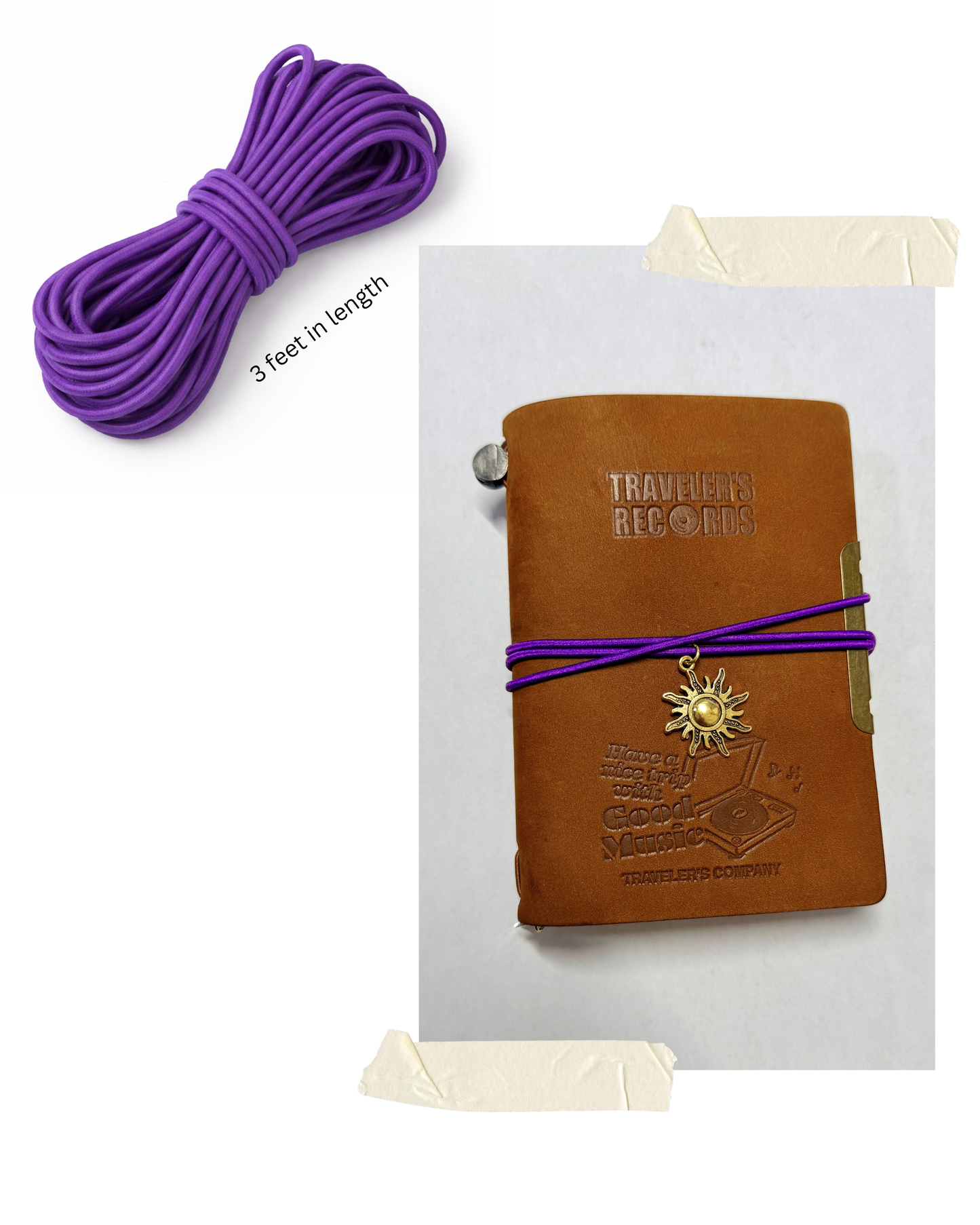 Elastic Cord for Traveler’s Notebook and Journals