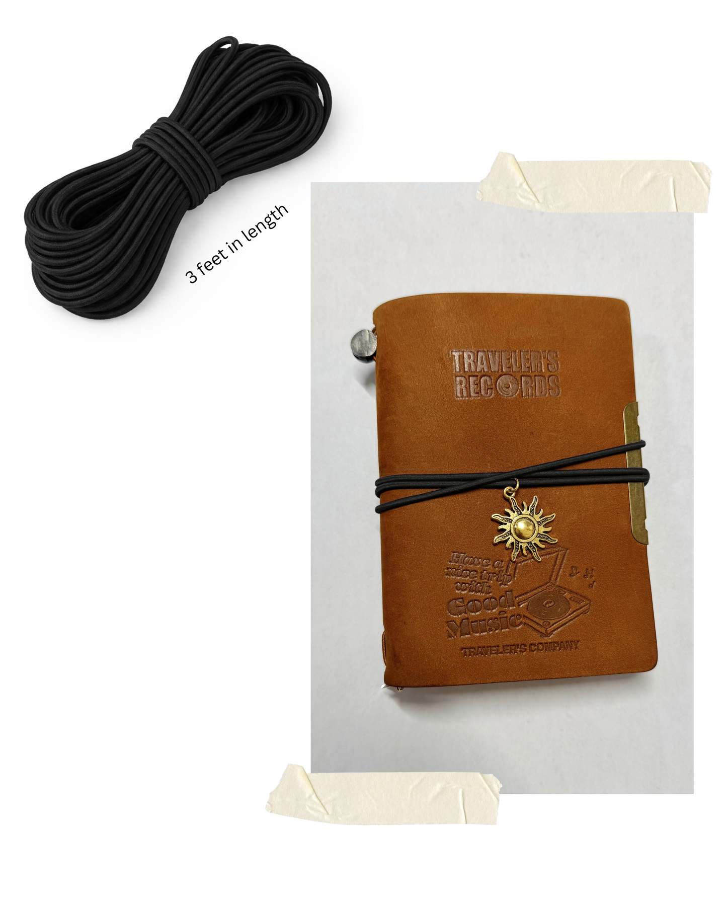 Elastic Cord for Traveler’s Notebook and Journals