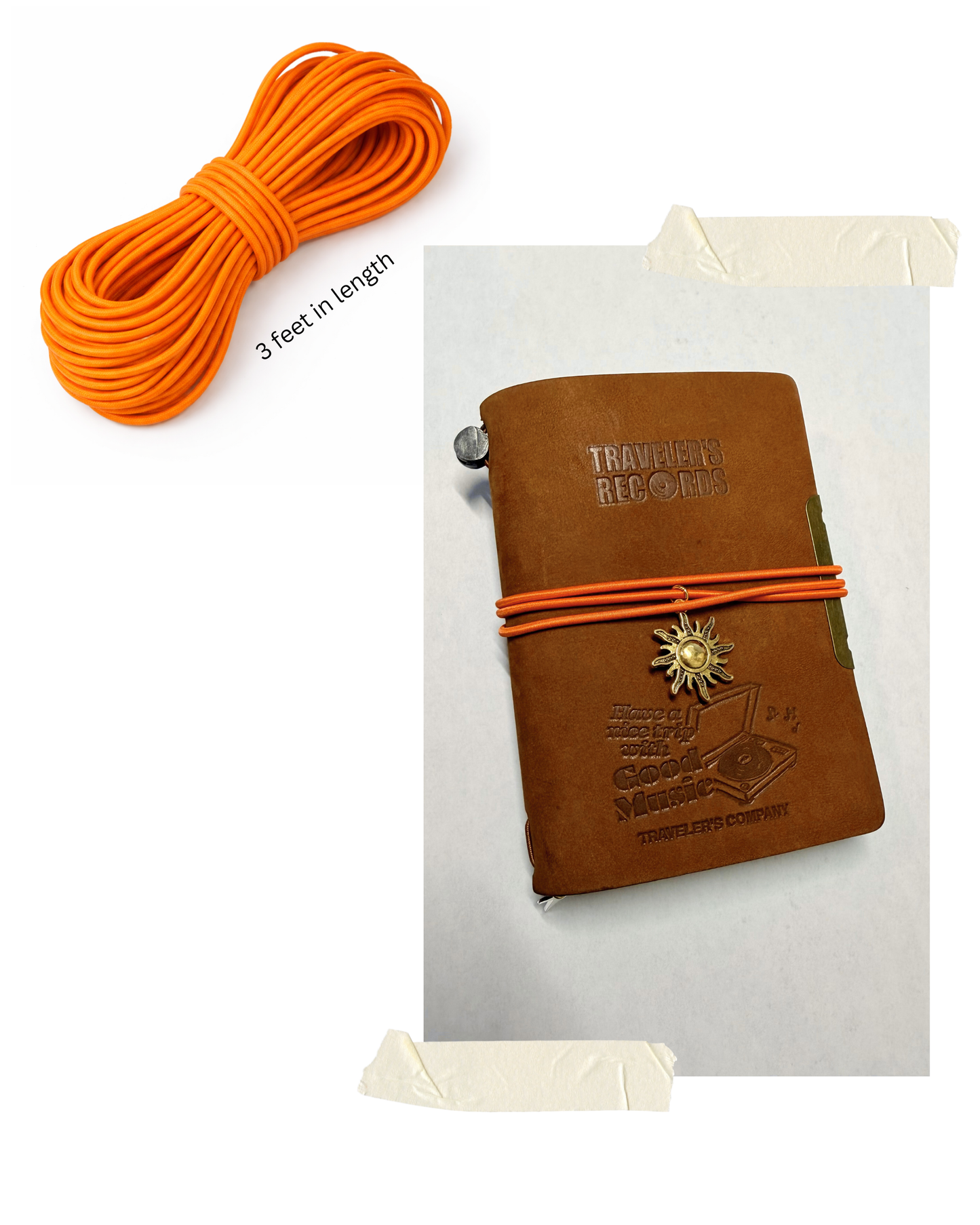 Elastic Cord for Traveler’s Notebook and Journals