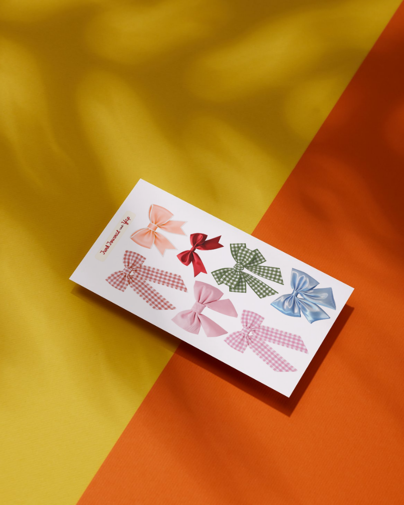 Put a Bow on It Bow Sticker Sheet
