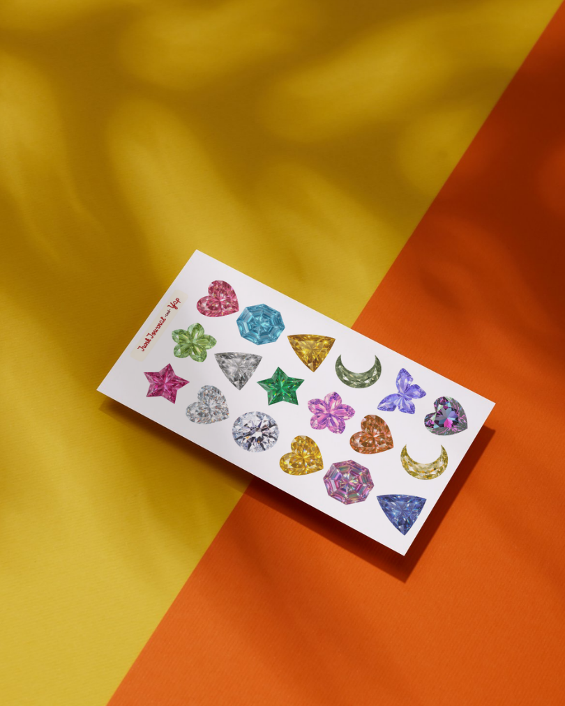 Jewel Box Gemstone Sticker Sheet